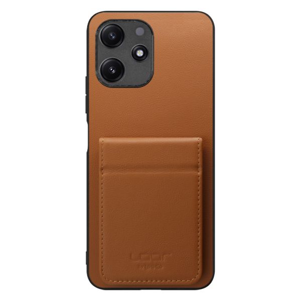 [ LOOF BASIC-SHELL SLIM CARD 2カード ] Xiaomi Redmi 12 5G XIG03 Redmi12 5G ケース 背面 カード収納 カード入れ カードポケット カバー スマホケース 薄型 大容量 本革 [ Xiaomi Redmi 12 5G ]
