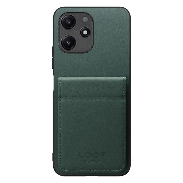 [ LOOF BASIC-SHELL SLIM CARD 2カード ] Xiaomi Redmi 12 5G XIG03 Redmi12 5G ケース 背面 カード収納 カード入れ カードポケット カバー スマホケース 薄型 大容量 本革 [ Xiaomi Redmi 12 5G ]