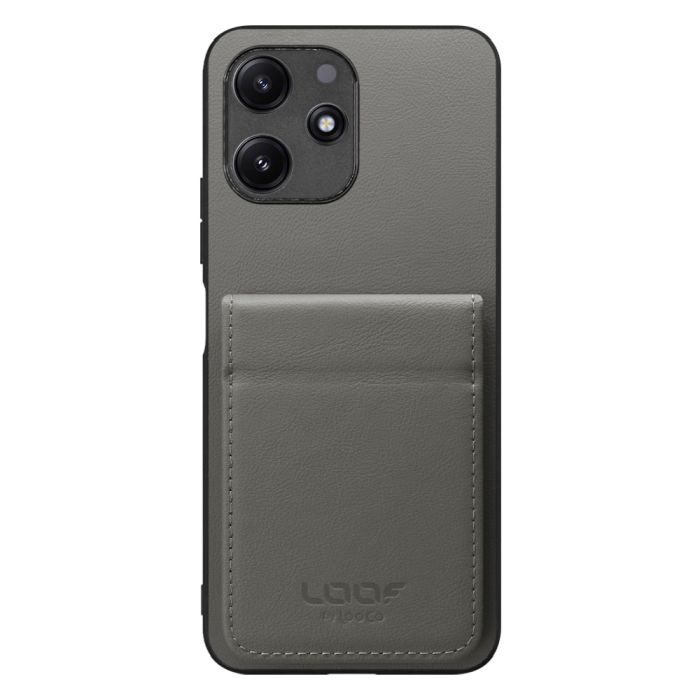 [ LOOF BASIC-SHELL SLIM CARD 2カード ] Xiaomi Redmi 12 5G XIG03 Redmi12 5G ケース 背面 カード収納 カード入れ カードポケット カバー スマホケース 薄型 大容量 本革 [ Xiaomi Redmi 12 5G ]