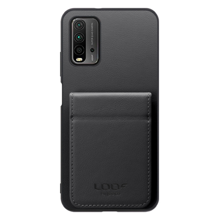 [ LOOF BASIC-SHELL SLIM CARD 2カード ] Xiaomi Redmi 9T redmi9t ケース 背面 カード収納 カード入れ カードポケット カバー スマホケース 薄型 大容量 本革 [ Redmi 9T ]