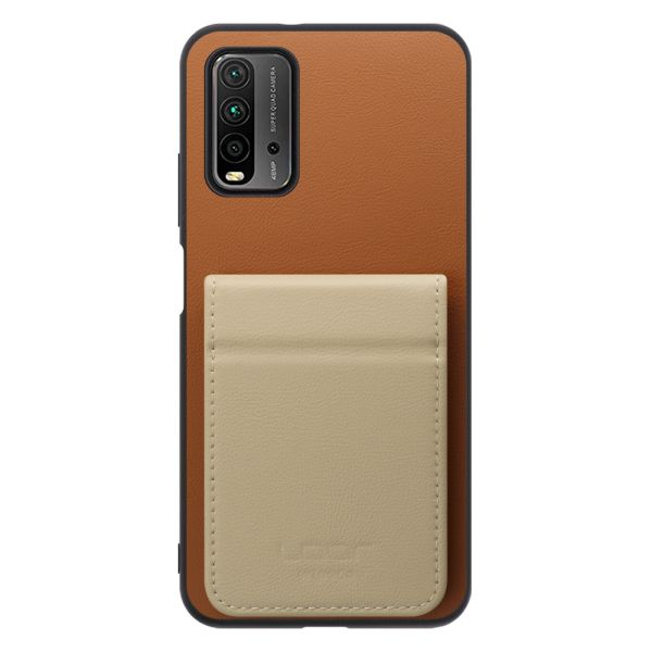 [ LOOF BASIC-SHELL SLIM CARD 2カード ] Xiaomi Redmi 9T redmi9t ケース 背面 カード収納 カード入れ カードポケット カバー スマホケース 薄型 大容量 本革 [ Redmi 9T ]