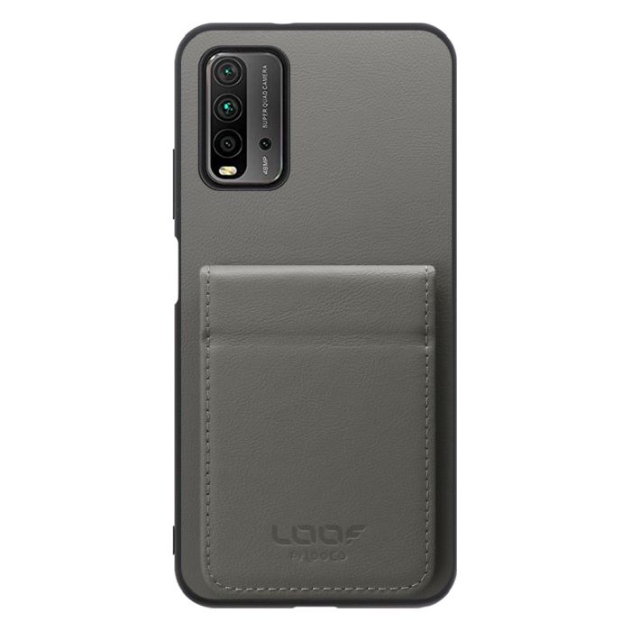 [ LOOF BASIC-SHELL SLIM CARD 2カード ] Xiaomi Redmi 9T redmi9t ケース 背面 カード収納 カード入れ カードポケット カバー スマホケース 薄型 大容量 本革 [ Redmi 9T ]