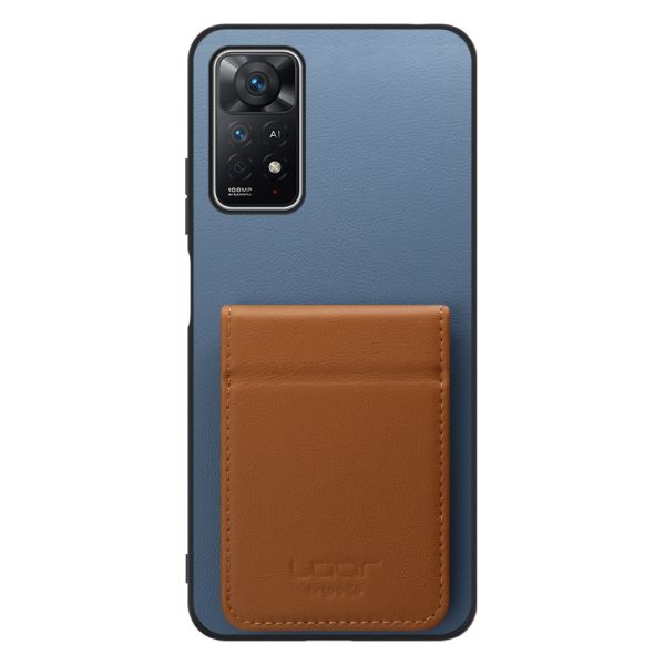 [ LOOF BASIC-SHELL SLIM CARD 2カード ] Xiaomi Redmi Note 11 Pro 5G redminote11pro5g note11pro 11pro ケース 背面 カード収納 カード入れ カードポケット カバー スマホケース 薄型 大容量 本革 [ Redmi Note 11 Pro 5G ]