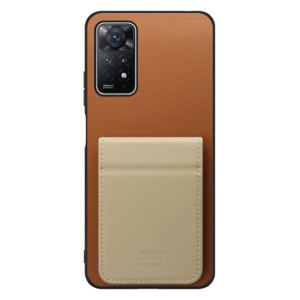 [ LOOF BASIC-SHELL SLIM CARD 2カード ] Xiaomi Redmi Note 11 Pro 5G redminote11pro5g note11pro 11pro ケース 背面 カード収納 カード入れ カードポケット カバー スマホケース 薄型 大容量 本革 [ Redmi Note 11 Pro 5G ]