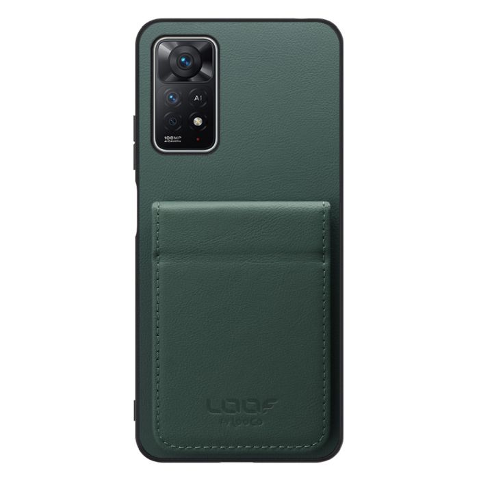 [ LOOF BASIC-SHELL SLIM CARD 2カード ] Xiaomi Redmi Note 11 Pro 5G redminote11pro5g note11pro 11pro ケース 背面 カード収納 カード入れ カードポケット カバー スマホケース 薄型 大容量 本革 [ Redmi Note 11 Pro 5G ]