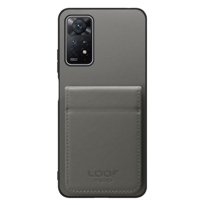 [ LOOF BASIC-SHELL SLIM CARD 2カード ] Xiaomi Redmi Note 11 Pro 5G redminote11pro5g note11pro 11pro ケース 背面 カード収納 カード入れ カードポケット カバー スマホケース 薄型 大容量 本革 [ Redmi Note 11 Pro 5G ]