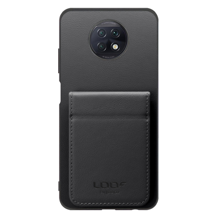 [ LOOF BASIC-SHELL SLIM CARD 2カード ] Xiaomi Redmi Note 9T redminote9t redminote note9t ケース 背面 カード収納 カード入れ カードポケット カバー スマホケース 薄型 大容量 本革 [ Redmi Note 9T ]