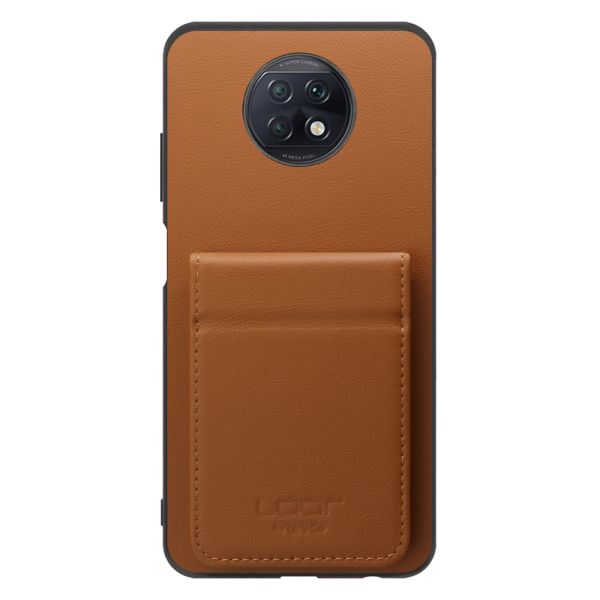 [ LOOF BASIC-SHELL SLIM CARD 2カード ] Xiaomi Redmi Note 9T redminote9t redminote note9t ケース 背面 カード収納 カード入れ カードポケット カバー スマホケース 薄型 大容量 本革 [ Redmi Note 9T ]