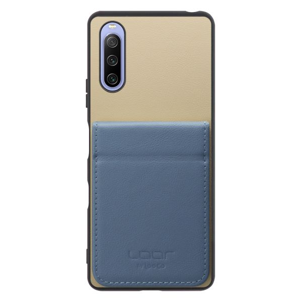 [ LOOF BASIC-SHELL SLIM CARD 2カード ] Xperia 10 III /  10 III Lite Xperia10III 10III xperia10 ケース 背面 カード収納 カード入れ カードポケット カバー スマホケース 薄型 大容量 本革 [ Xperia 10 III / Lite ]