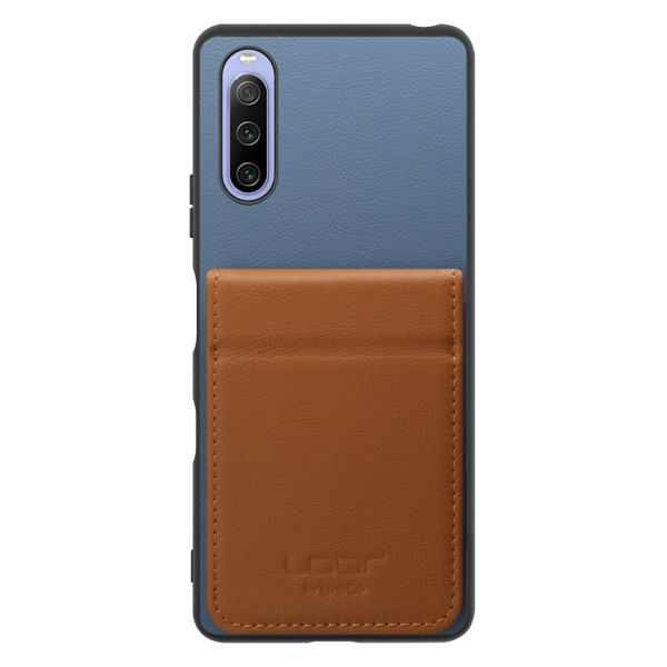 [ LOOF BASIC-SHELL SLIM CARD 2カード ] Xperia 10 III /  10 III Lite Xperia10III 10III xperia10 ケース 背面 カード収納 カード入れ カードポケット カバー スマホケース 薄型 大容量 本革 [ Xperia 10 III / Lite ]