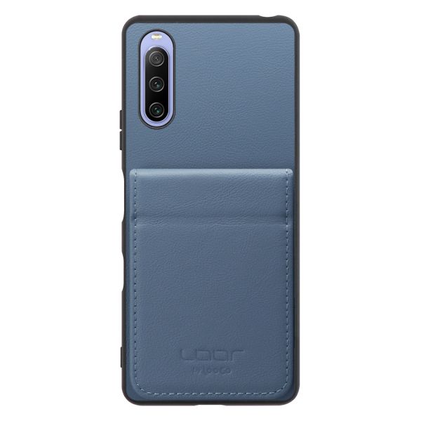 [ LOOF BASIC-SHELL SLIM CARD 2カード ] Xperia 10 III /  10 III Lite Xperia10III 10III xperia10 ケース 背面 カード収納 カード入れ カードポケット カバー スマホケース 薄型 大容量 本革 [ Xperia 10 III / Lite ]