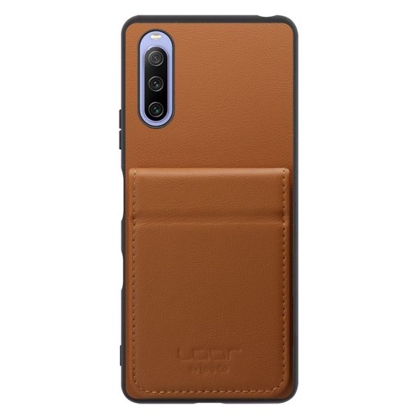 [ LOOF BASIC-SHELL SLIM CARD 2カード ] Xperia 10 III /  10 III Lite Xperia10III 10III xperia10 ケース 背面 カード収納 カード入れ カードポケット カバー スマホケース 薄型 大容量 本革 [ Xperia 10 III / Lite ]