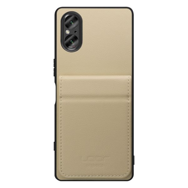 [ LOOF BASIC-SHELL SLIM CARD 2カード ] Xperia 5 V SO-53D / SOG12 5V Xperia5V ケース 背面 カード収納 カード入れ カードポケット カバー スマホケース 薄型 大容量 本革 [ Xperia 5 V ]
