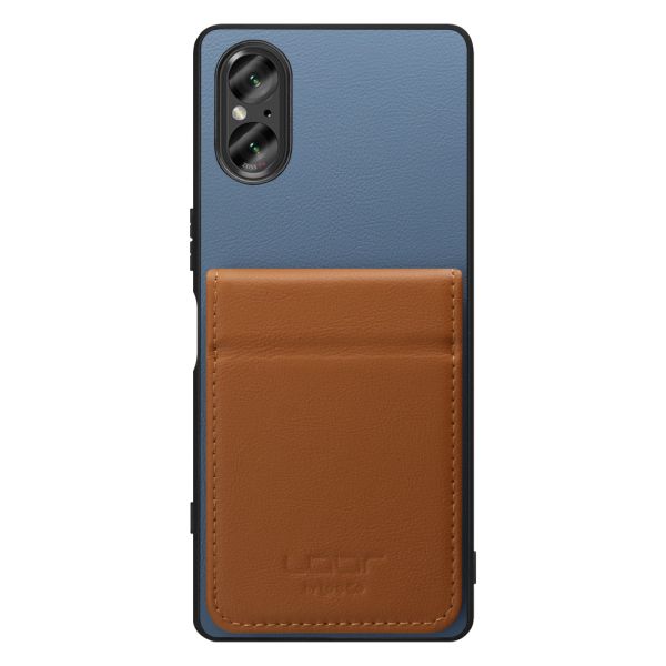 [ LOOF BASIC-SHELL SLIM CARD 2カード ] Xperia 5 V SO-53D / SOG12 5V Xperia5V ケース 背面 カード収納 カード入れ カードポケット カバー スマホケース 薄型 大容量 本革 [ Xperia 5 V ]