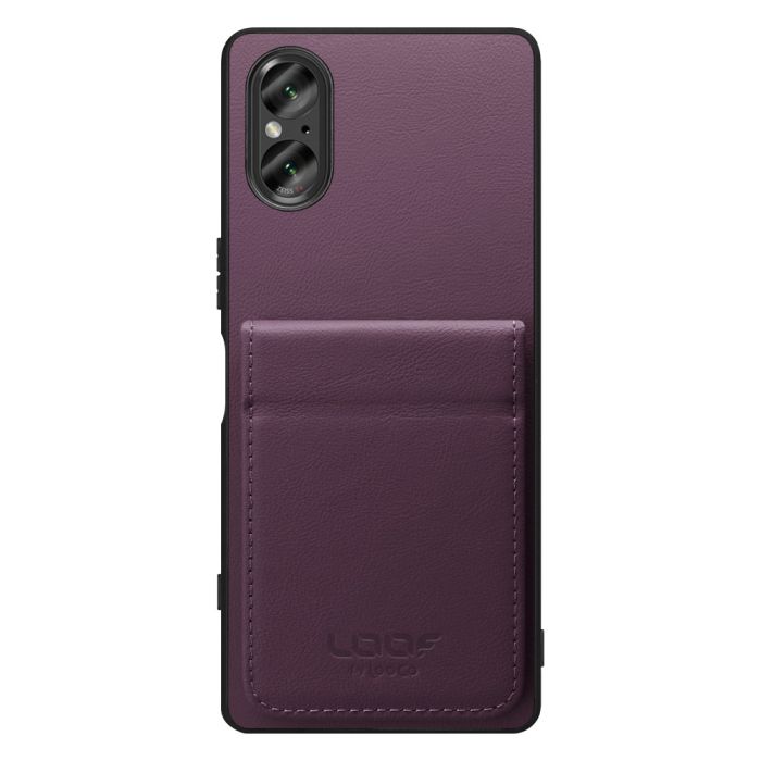 [ LOOF FOLD ] Xperia 5 V SO-53D / SOG12 5V Xperia5V ケース 背面 カード収納 カード入れ カードポケット カバー スマホケース 薄型 大容量 本革 [ Xperia 5 V ]
