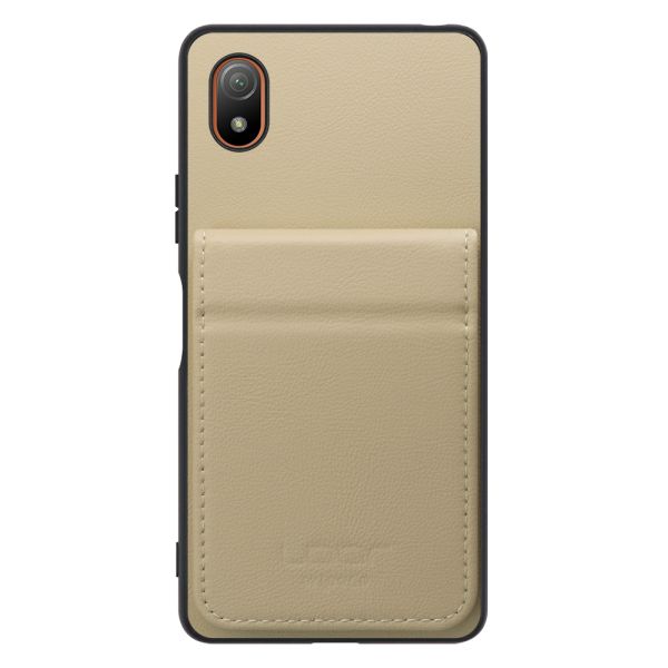 [ LOOF BASIC-SHELL SLIM CARD 2カード ] Xperia Ace III SO-53C / SOG08 aceⅢ ace3 ケース 背面 カード収納 カード入れ カードポケット カバー スマホケース 薄型 大容量 本革 [ Xperia Ace III ]