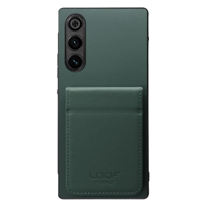 [ LOOF FOLD ] REDMAGIC 10 Air nubia ケース 背面 カード収納 カード入れ カードポケット カバー スマホケース 薄型 大容量 本革 [ REDMAGIC 10 Air ]