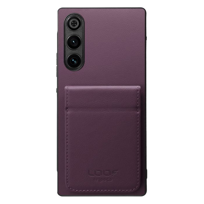 [ LOOF FOLD ] REDMAGIC 10 Air nubia ケース 背面 カード収納 カード入れ カードポケット カバー スマホケース 薄型 大容量 本革 [ REDMAGIC 10 Air ]