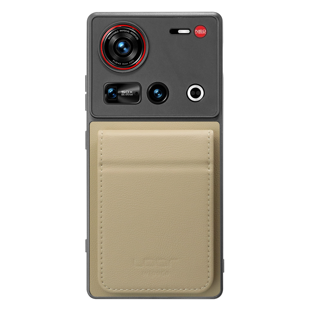 [ LOOF BASIC-SHELL SLIM CARD 2カード ] nubia Z70 Ultra ZTE ケース 背面 カード収納 カード入れ カードポケット カバー スマホケース 薄型 大容量 本革 [ nubia Z70 Ultra / Z70S Ultra ]