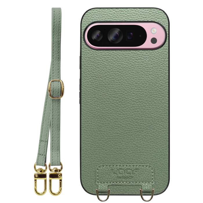 [ LOOF LUXURY-SHELL SHOULDER ] Google Pixel 9 Pro XL Google Pixel9proxl ピクセル9プロXL ショルダーストラップ付き シンプルでスマート 本革 シェル型ケース ショルダー ストラップ スマホショルダー [ Google Pixel 9 Pro XL ]