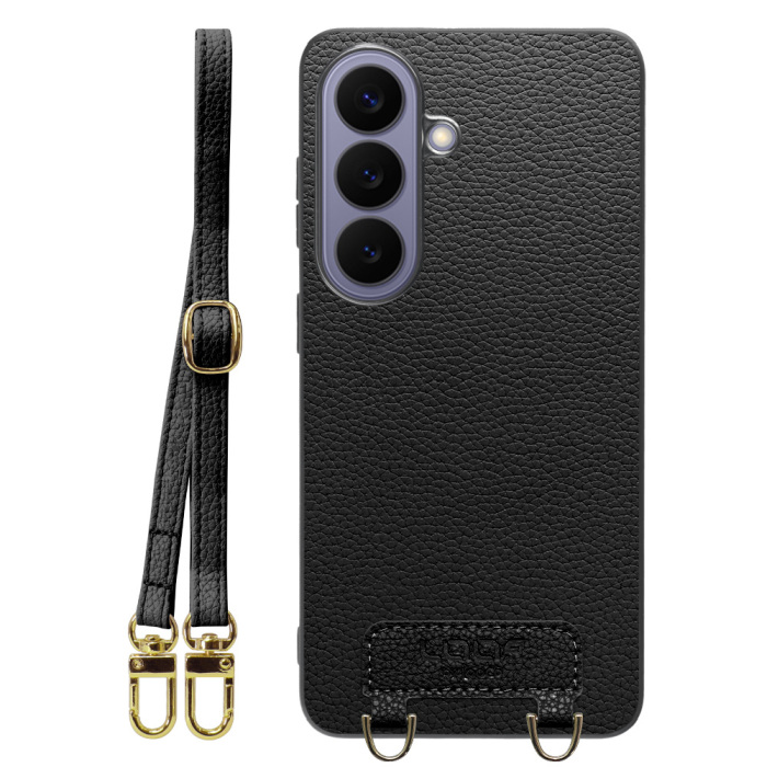 [ LOOF LUXURY-SHELL SHOULDER ] Galaxy S26 Samsung SC-51G ショルダーストラップ付き シンプルでスマート 本革 シェル型ケース ショルダー ストラップ スマホショルダー [ Galaxy S26 ]