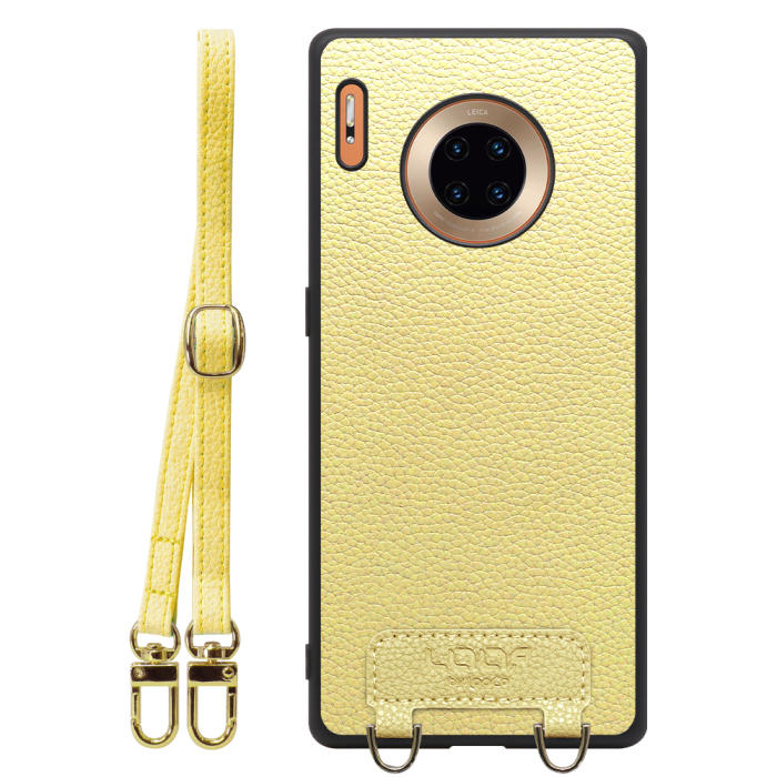 [ LOOF LUXURY-SHELL SHOULDER ] HUAWEI Mate 30 Pro 5G mate30pro5g mate30 30pro プロ ショルダーストラップ付き シンプルでスマート 本革 シェル型ケース ショルダー ストラップ スマホショルダー [ HUAWEI Mate 30 Pro 5G ]