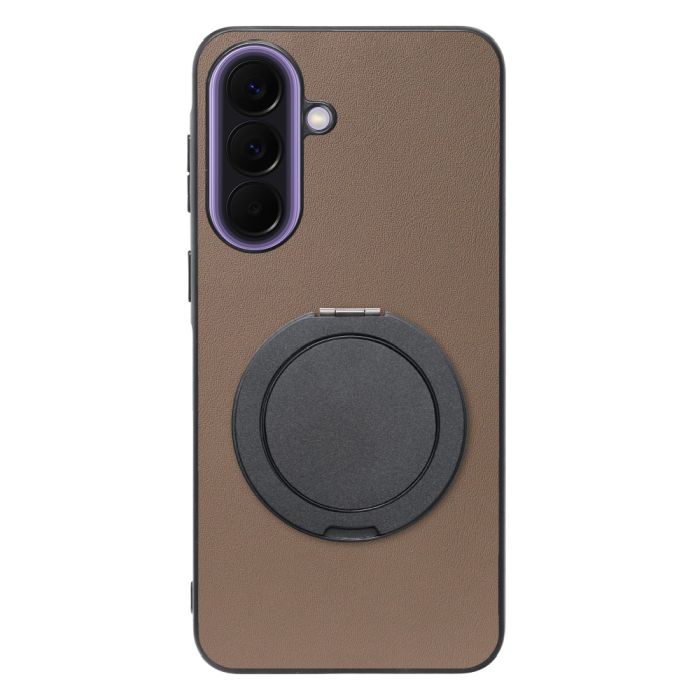 [ LOOF RING-SHELL (シンプル Ver.) ] Galaxy A57 5G SC-54G SCG39 SM-A576Z SM-A576C スマホケース 背面 ケース カバー ハードケース スマホリング リング付き 本革 ストラップホール [ Galaxy A57 5G ]