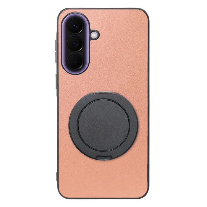 [ LOOF RING-SHELL (シンプル Ver.) ] Galaxy A57 5G SC-54G SCG39 SM-A576Z SM-A576C スマホケース 背面 ケース カバー ハードケース スマホリング リング付き 本革 ストラップホール [ Galaxy A57 5G ]