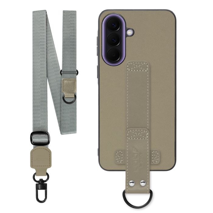 [ LOOF STRAP-SHELL (ロング+ Ver.) ] Galaxy A57 5G SC-54G SCG39 SM-A576Z SM-A576C スマホケース 背面 ケース カバー ハードケース ショルダーベルト  本革 [ Galaxy A57 5G ]