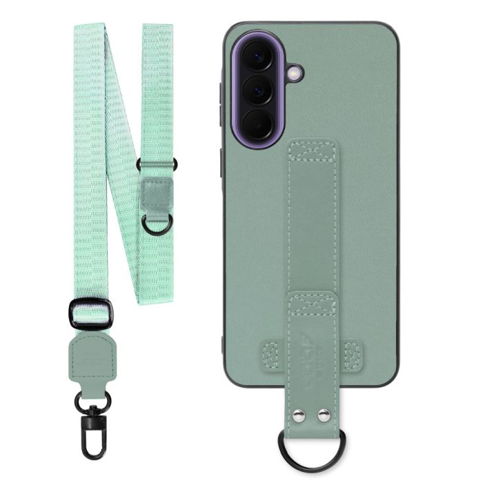[ LOOF STRAP-SHELL (ロング+ Ver.) ] Galaxy A57 5G SC-54G SCG39 SM-A576Z SM-A576C スマホケース 背面 ケース カバー ハードケース ショルダーベルト  本革 [ Galaxy A57 5G ]