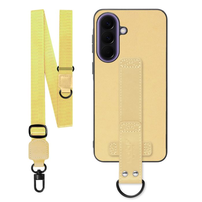 [ LOOF STRAP-SHELL (ロング+ Ver.) ] Galaxy A57 5G SC-54G SCG39 SM-A576Z SM-A576C スマホケース 背面 ケース カバー ハードケース ショルダーベルト  本革 [ Galaxy A57 5G ]