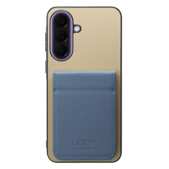 [ LOOF BASIC-SHELL SLIM CARD 2カード ] Galaxy A57 5G SC-54G SCG39 SM-A576Z SM-A576C ケース 背面 カード収納 カード入れ カードポケット カバー スマホケース 薄型 大容量 本革 [ Galaxy A57 5G ]