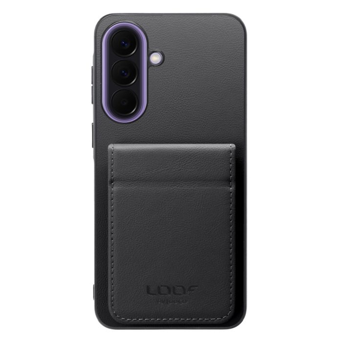 [ LOOF BASIC-SHELL SLIM CARD 2カード ] Galaxy A57 5G SC-54G SCG39 SM-A576Z SM-A576C ケース 背面 カード収納 カード入れ カードポケット カバー スマホケース 薄型 大容量 本革 [ Galaxy A57 5G ]