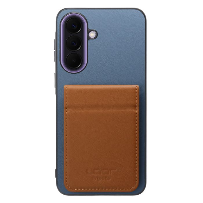 [ LOOF BASIC-SHELL SLIM CARD 2カード ] Galaxy A57 5G SC-54G SCG39 SM-A576Z SM-A576C ケース 背面 カード収納 カード入れ カードポケット カバー スマホケース 薄型 大容量 本革 [ Galaxy A57 5G ]