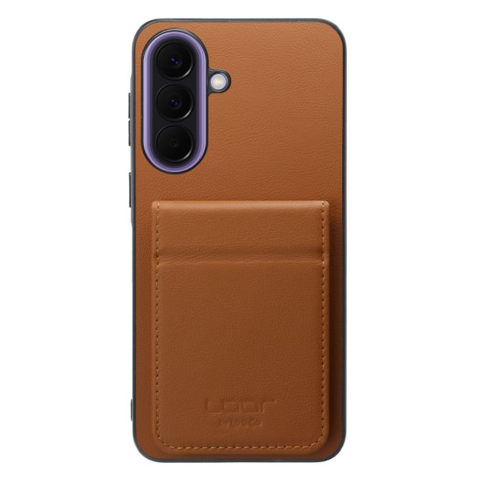 [ LOOF BASIC-SHELL SLIM CARD 2カード ] Galaxy A57 5G SC-54G SCG39 SM-A576Z SM-A576C ケース 背面 カード収納 カード入れ カードポケット カバー スマホケース 薄型 大容量 本革 [ Galaxy A57 5G ]
