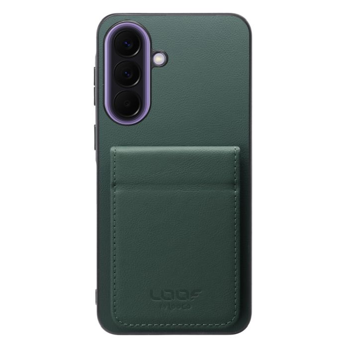 [ LOOF BASIC-SHELL SLIM CARD 2カード ] Galaxy A57 5G SC-54G SCG39 SM-A576Z SM-A576C ケース 背面 カード収納 カード入れ カードポケット カバー スマホケース 薄型 大容量 本革 [ Galaxy A57 5G ]