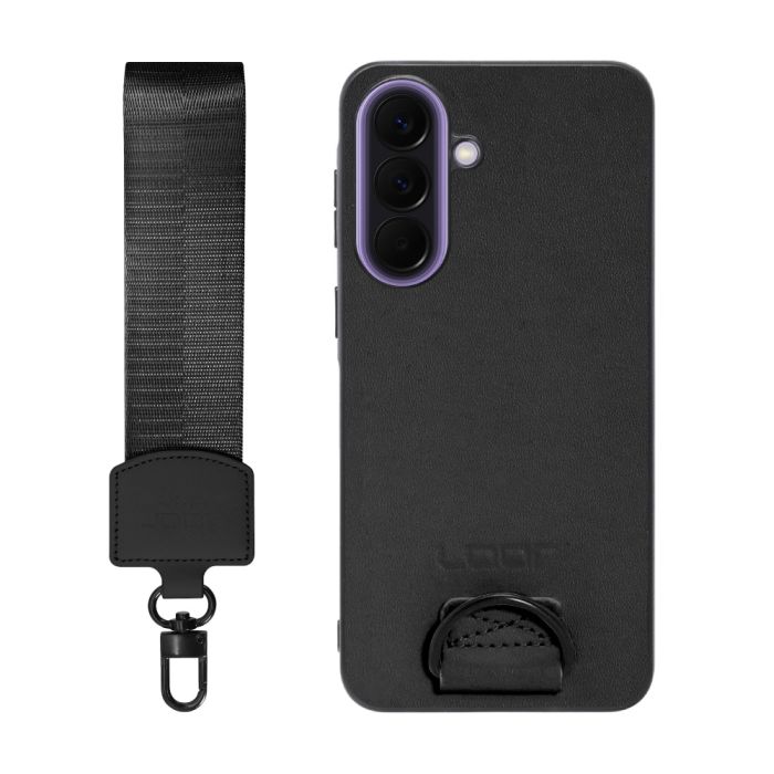 [ LOOF STRAP-SHELL (ショートVer.) ] Galaxy A57 5G SC-54G SCG39 SM-A576Z SM-A576C スマホケース 背面 ケース カバー ハードケース ハンドストラップ  本革 [ Galaxy A57 5G ]