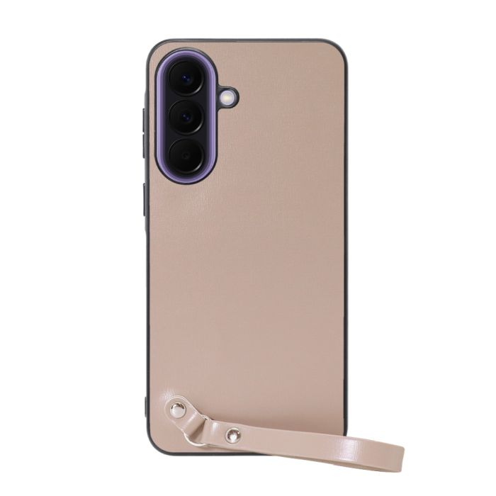[ LOOF MACARON-SHELL ] Galaxy A57 5G SC-54G SCG39 SM-A576Z SM-A576C スマホケース 背面 ケース カバー ハードケース ストラップ付き 本革 ストラップホール [ Galaxy A57 5G ]
