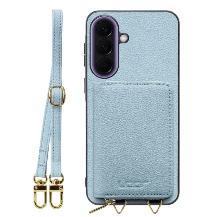 [ LOOF LUXURY-SHELL POUCH ] Galaxy A57 5G SC-54G SCG39 SM-A576Z SM-A576C ケース ショルダー スマホショルダー 背面 収納 ポーチ付き カバー スマホケース ストラップ 本革 [ Galaxy A57 5G ]