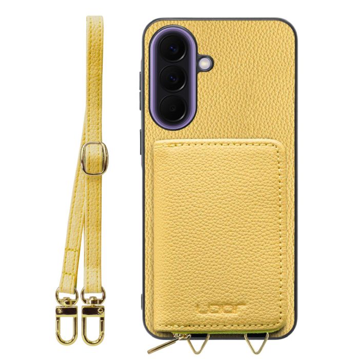 [ LOOF LUXURY-SHELL POUCH ] Galaxy A57 5G SC-54G SCG39 SM-A576Z SM-A576C ケース ショルダー スマホショルダー 背面 収納 ポーチ付き カバー スマホケース ストラップ 本革 [ Galaxy A57 5G ]