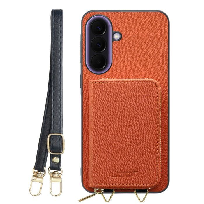 [ LOOF CASUAL-SHELL POUCH ] Galaxy A57 5G SC-54G SCG39 SM-A576Z SM-A576C ケース ショルダー スマホショルダー 背面 収納 ポーチ付き カバー スマホケース ストラップ レザー [ Galaxy A57 5G ]