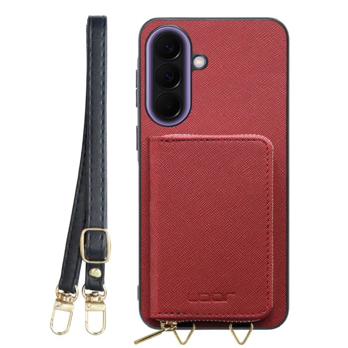 [ LOOF CASUAL-SHELL POUCH ] Galaxy A57 5G SC-54G SCG39 SM-A576Z SM-A576C ケース ショルダー スマホショルダー 背面 収納 ポーチ付き カバー スマホケース ストラップ レザー [ Galaxy A57 5G ]