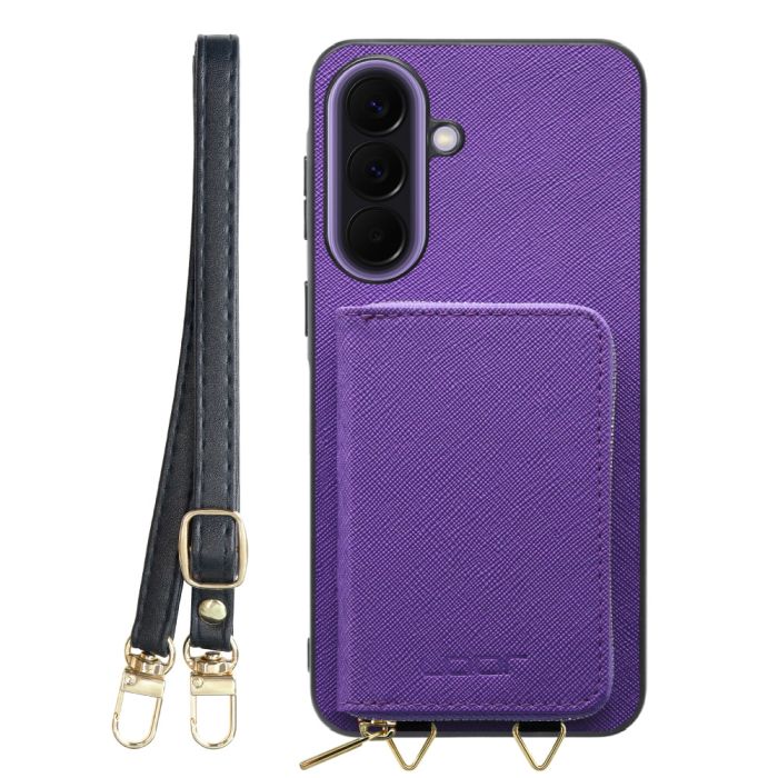 [ LOOF CASUAL-SHELL POUCH ] Galaxy A57 5G SC-54G SCG39 SM-A576Z SM-A576C ケース ショルダー スマホショルダー 背面 収納 ポーチ付き カバー スマホケース ストラップ レザー [ Galaxy A57 5G ]