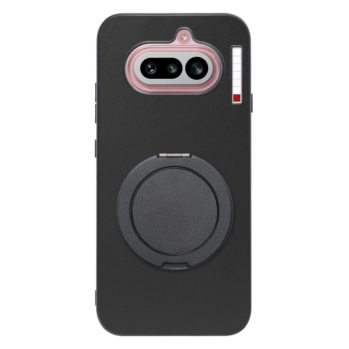 [ LOOF RING-SHELL (シンプル Ver.) ] Nothing Phone (4a) A069 スマホケース 背面 ケース カバー ハードケース スマホリング リング付き 本革 ストラップホール [ Nothing Phone (4a) ]