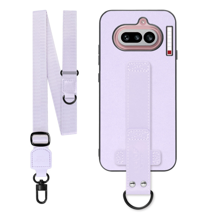 [ LOOF STRAP-SHELL (ロング+ Ver.) ] Nothing Phone (4a) A069 スマホケース 背面 ケース カバー ハードケース ショルダーベルト  本革 [ Nothing Phone (4a) ]