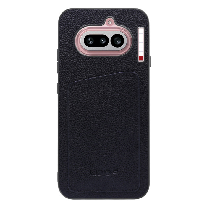 [ LOOF INVISIBLE CARD CASE-SHELL ] Nothing Phone (4a) A069 スマホケース 背面 ケース カバー 本革 見えない収納 カード 見えない 落ちない マグネット [ Nothing Phone (4a) ]