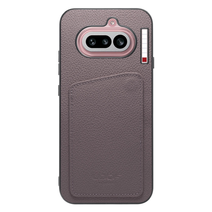 [ LOOF INVISIBLE CARD CASE-SHELL ] Nothing Phone (4a) A069 スマホケース 背面 ケース カバー 本革 見えない収納 カード 見えない 落ちない マグネット [ Nothing Phone (4a) ]