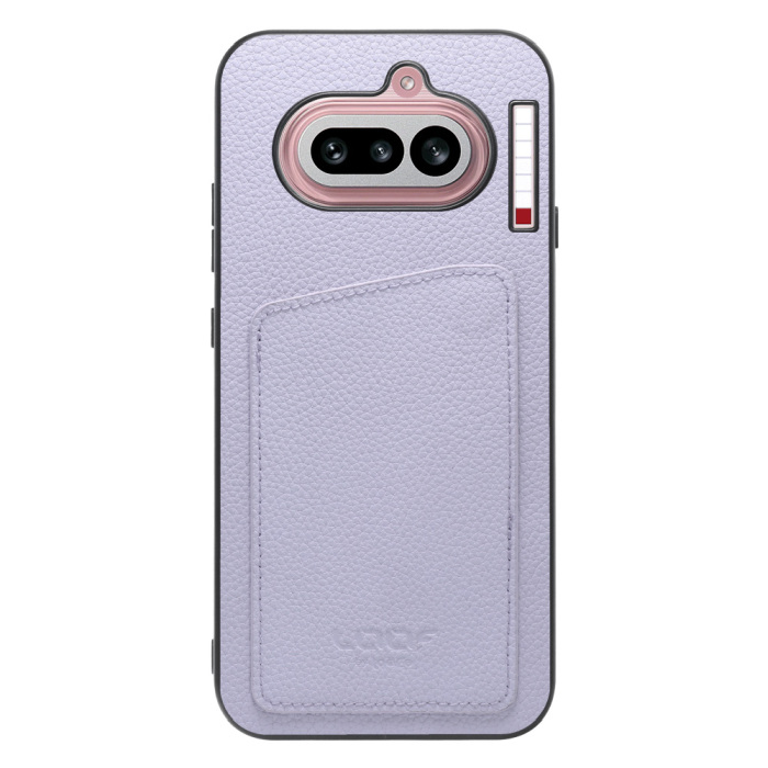 [ LOOF INVISIBLE CARD CASE-SHELL ] Nothing Phone (4a) A069 スマホケース 背面 ケース カバー 本革 見えない収納 カード 見えない 落ちない マグネット [ Nothing Phone (4a) ]