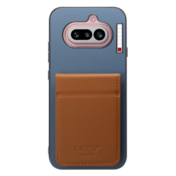 [ LOOF BASIC-SHELL SLIM CARD 2カード ] Nothing Phone (4a) A069 ケース 背面 カード収納 カード入れ カードポケット カバー スマホケース 薄型 大容量 本革 [ Nothing Phone (4a) ]