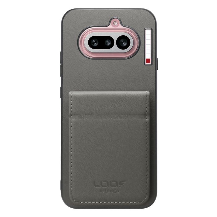 [ LOOF FOLD ] Nothing Phone (4a) A069 ケース 背面 カード収納 カード入れ カードポケット カバー スマホケース 薄型 大容量 本革 [ Nothing Phone (4a) ]